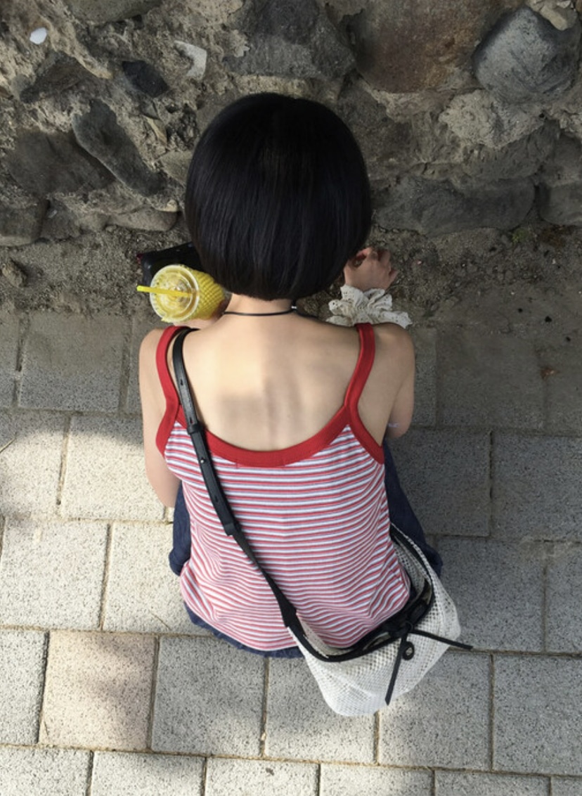 EOMPIT韓國代購㊣女裝新款熱賣人氣真品25春夏職業吊帶背心EOMPIT吊帶/背心