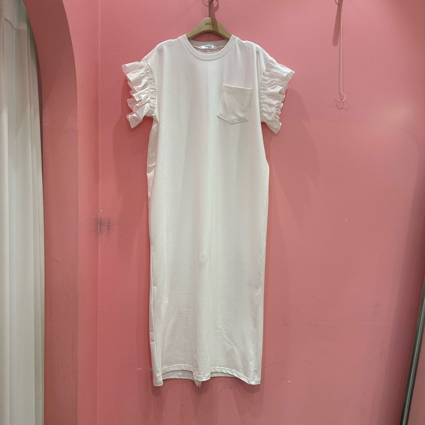SOUIT東大門㊣代購女士新品推薦時尚休閑人氣25春夏連衣裙荷葉邊SOUIT by mabel-L連衣裙圖色1