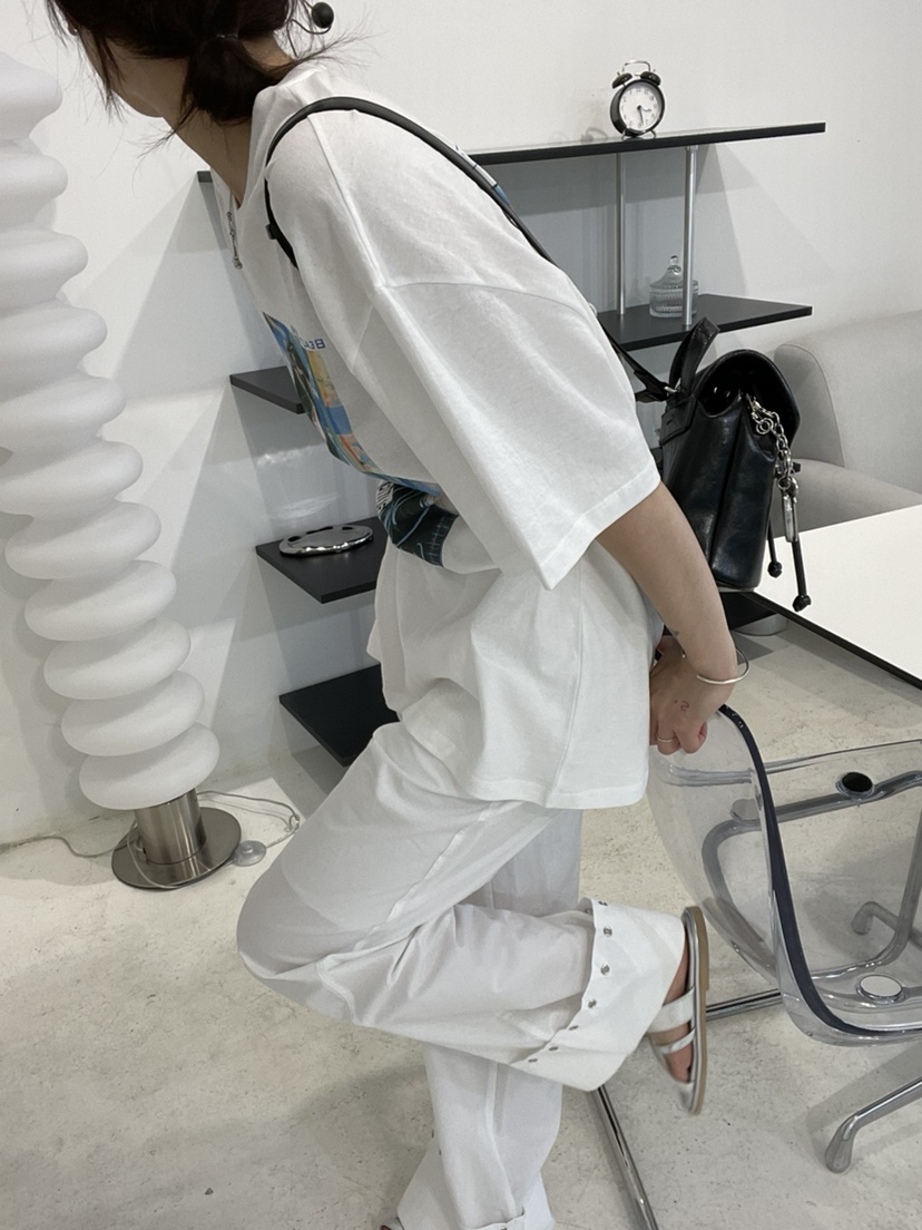 GLITTER東大門㊣代購女士新品真品休閑人氣推薦職業25春夏休閑褲GLITTER休閑褲