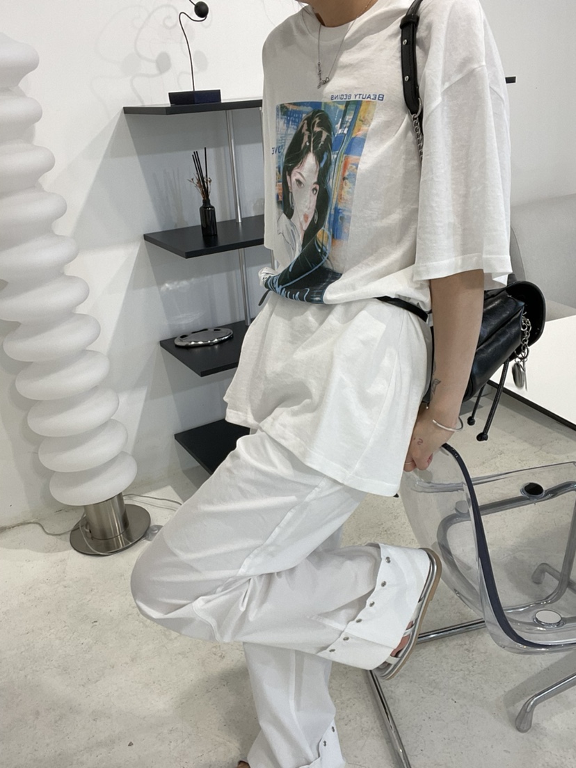 GLITTER東大門㊣代購女士新品真品休閑人氣推薦職業25春夏休閑褲GLITTER休閑褲