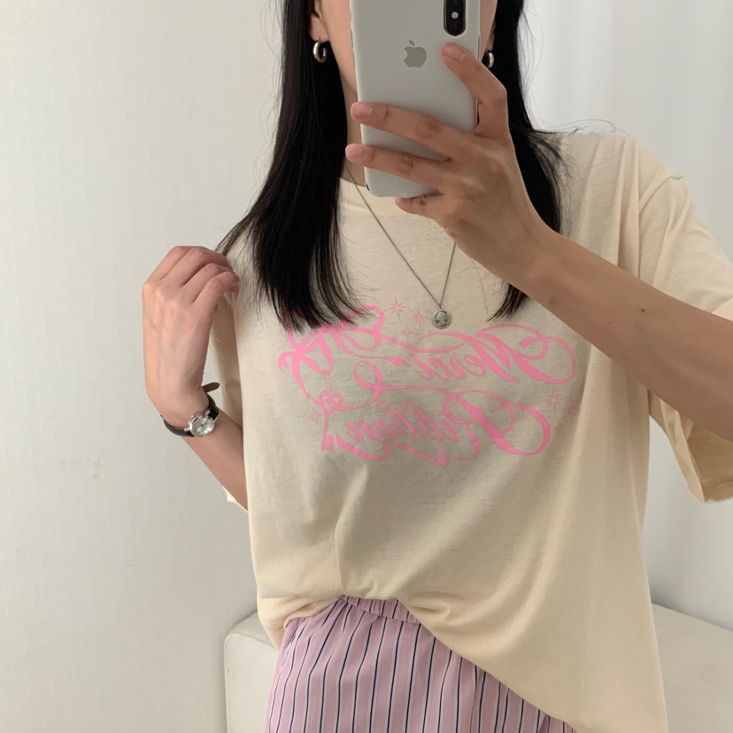 HELLO JINI東大門㊣直郵女士新品時尚休閑推薦熱賣職業T恤HELLO JINIT恤