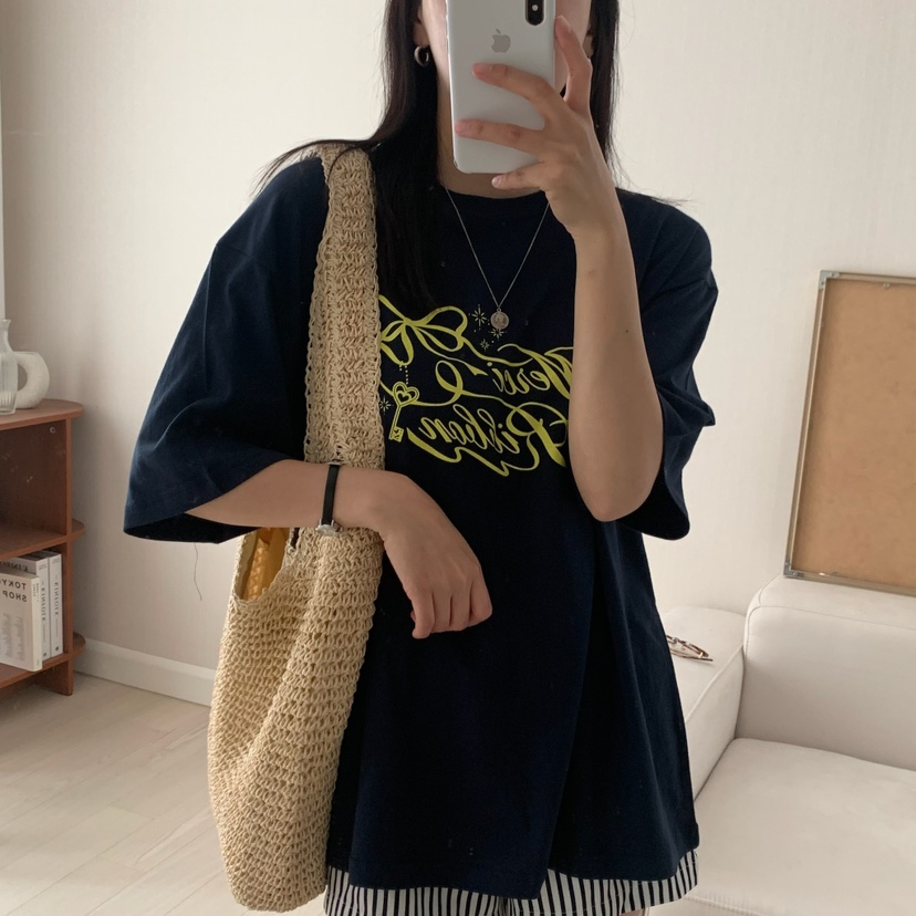 HELLO JINI東大門㊣直郵女士新品時尚休閑推薦熱賣職業T恤HELLO JINIT恤