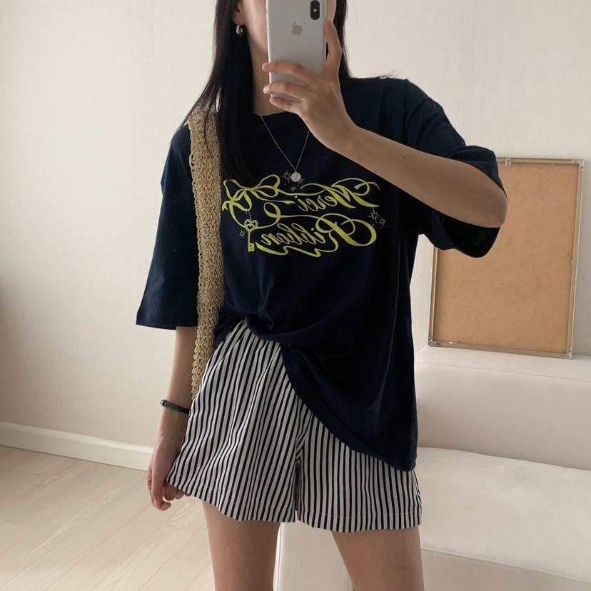 HELLO JINI東大門㊣直郵女士新品時尚休閑推薦熱賣職業T恤HELLO JINIT恤