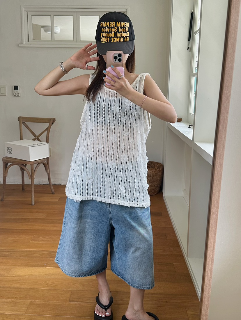BYRING東大門㊣直郵女士新款25春夏職業推薦人氣休閑吊帶背心BYRING吊帶/背心