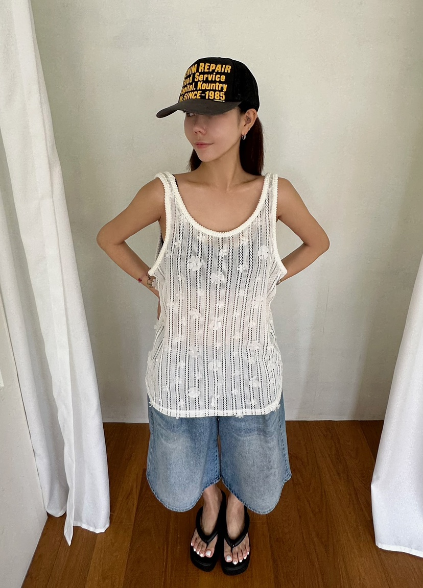 BYRING東大門㊣直郵女士新款25春夏職業推薦人氣休閑吊帶背心BYRING吊帶/背心