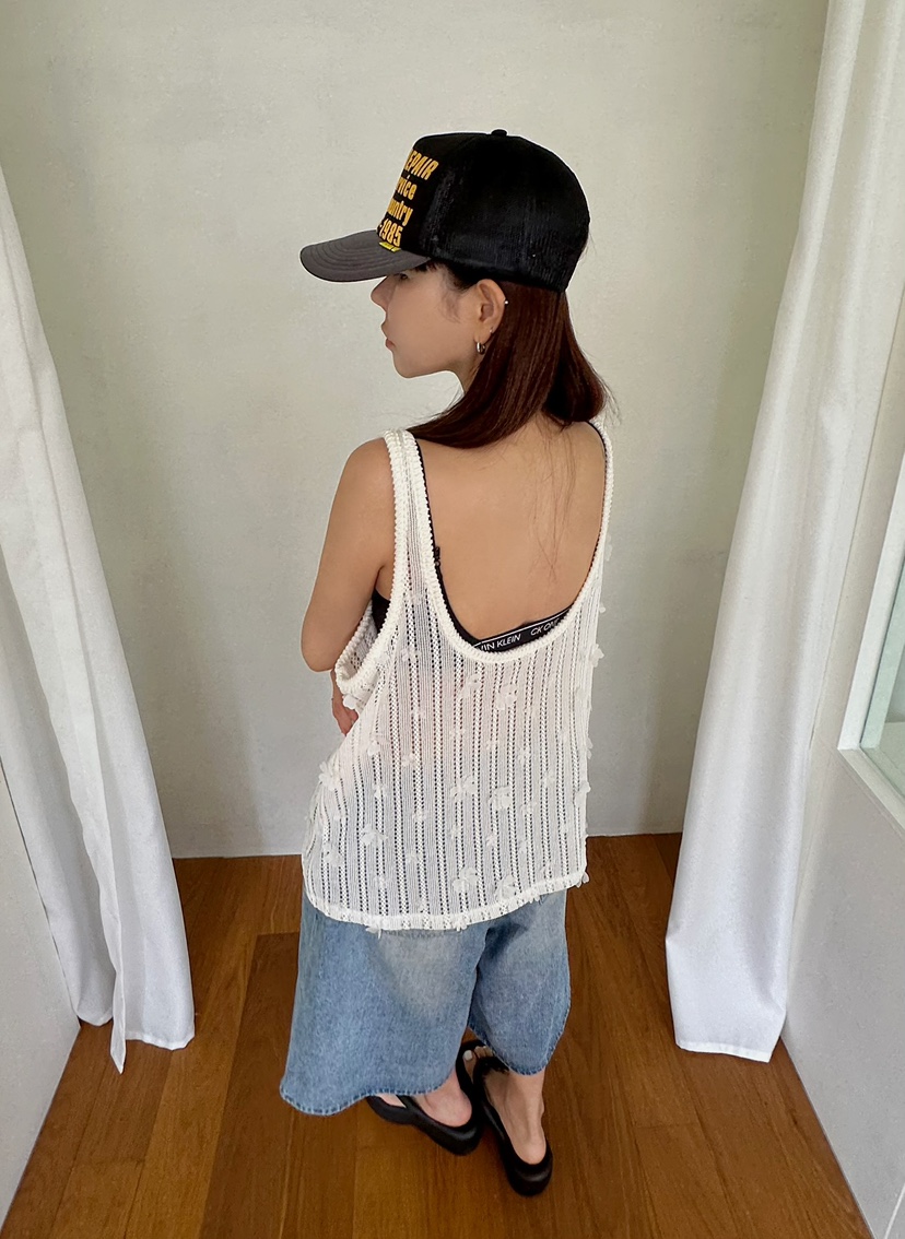 BYRING東大門㊣直郵女士新款25春夏職業推薦人氣休閑吊帶背心BYRING吊帶/背心