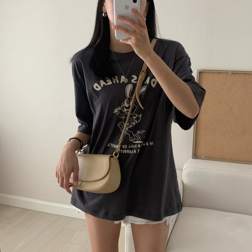 FROMJINI韓國代購㊣女裝新款真品熱賣推薦時尚人氣休閑職業T恤FROMJINIT恤圖色2