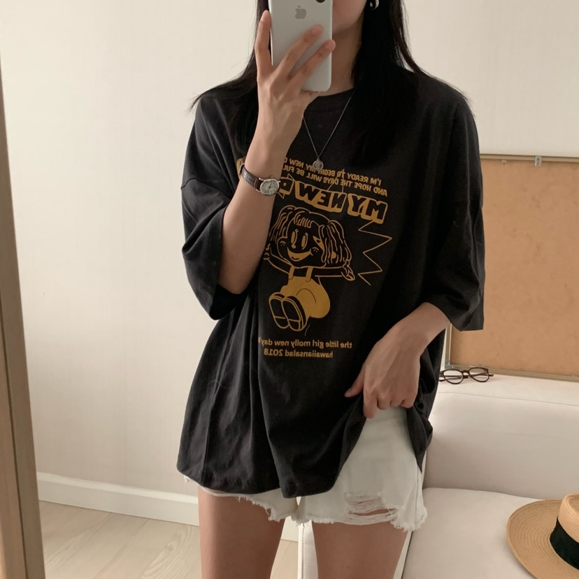 HELLO JINI東大門㊣直郵女裝新品熱賣人氣休閑真品推薦T恤HELLO JINIT恤