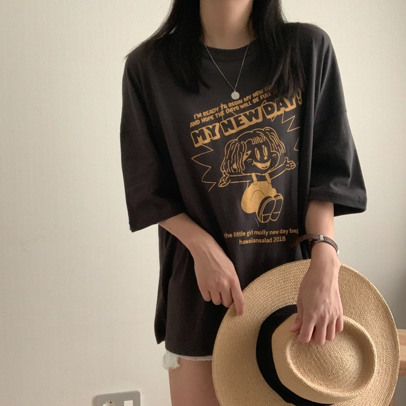 HELLO JINI東大門㊣直郵女裝新品熱賣人氣休閑真品推薦T恤HELLO JINIT恤