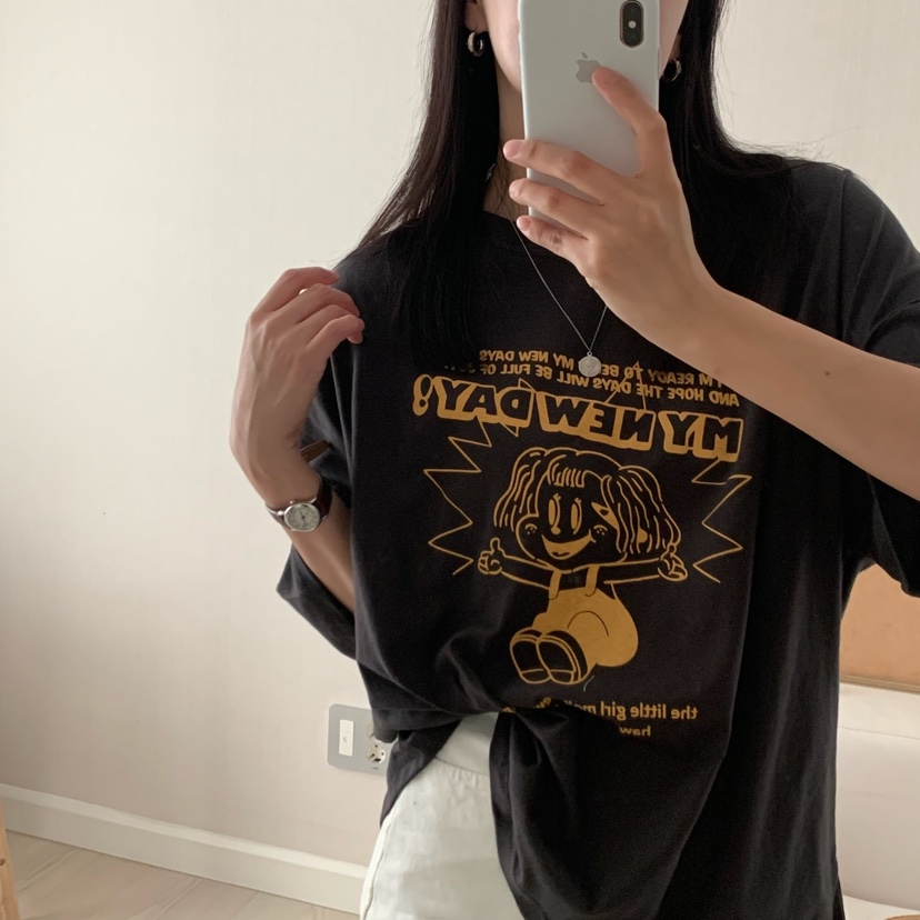 HELLO JINI東大門㊣直郵女裝新品熱賣人氣休閑真品推薦T恤HELLO JINIT恤