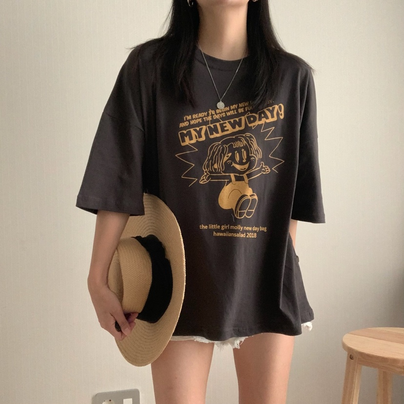 HELLO JINI東大門㊣直郵女裝新品熱賣人氣休閑真品推薦T恤HELLO JINIT恤