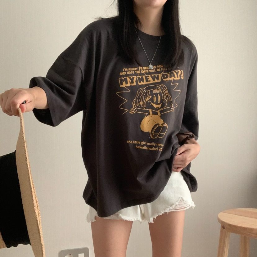HELLO JINI東大門㊣直郵女裝新品熱賣人氣休閑真品推薦T恤HELLO JINIT恤