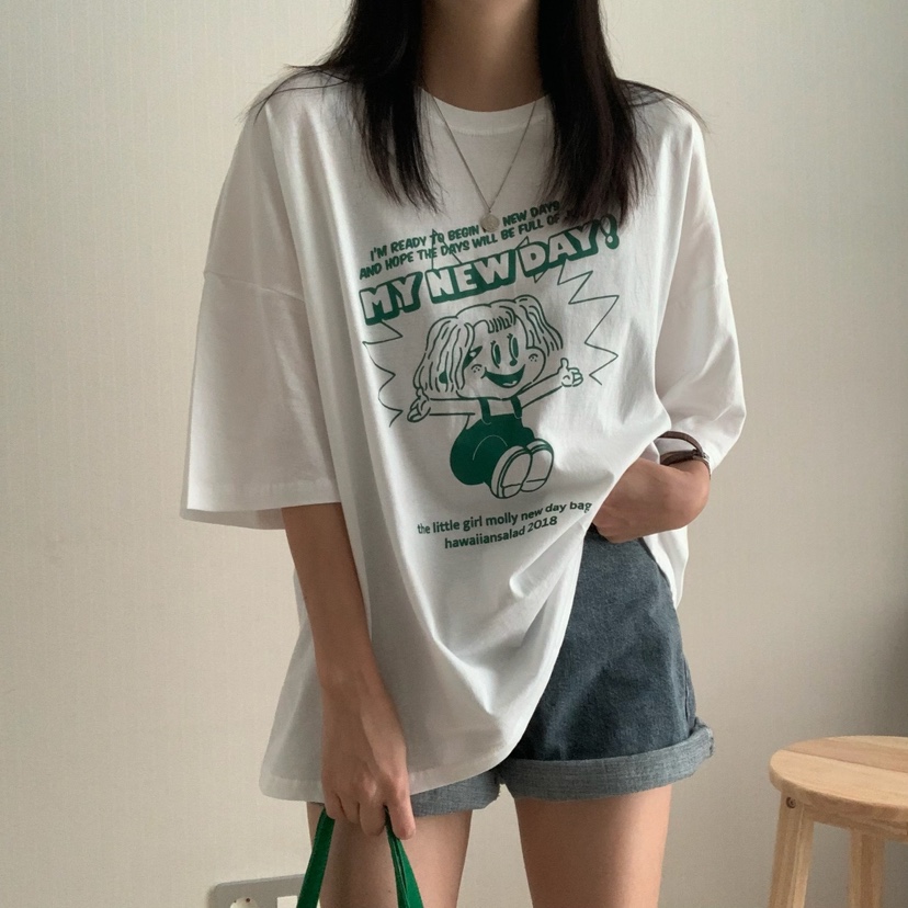 HELLO JINI東大門㊣直郵女裝新品熱賣人氣休閑真品推薦T恤HELLO JINIT恤