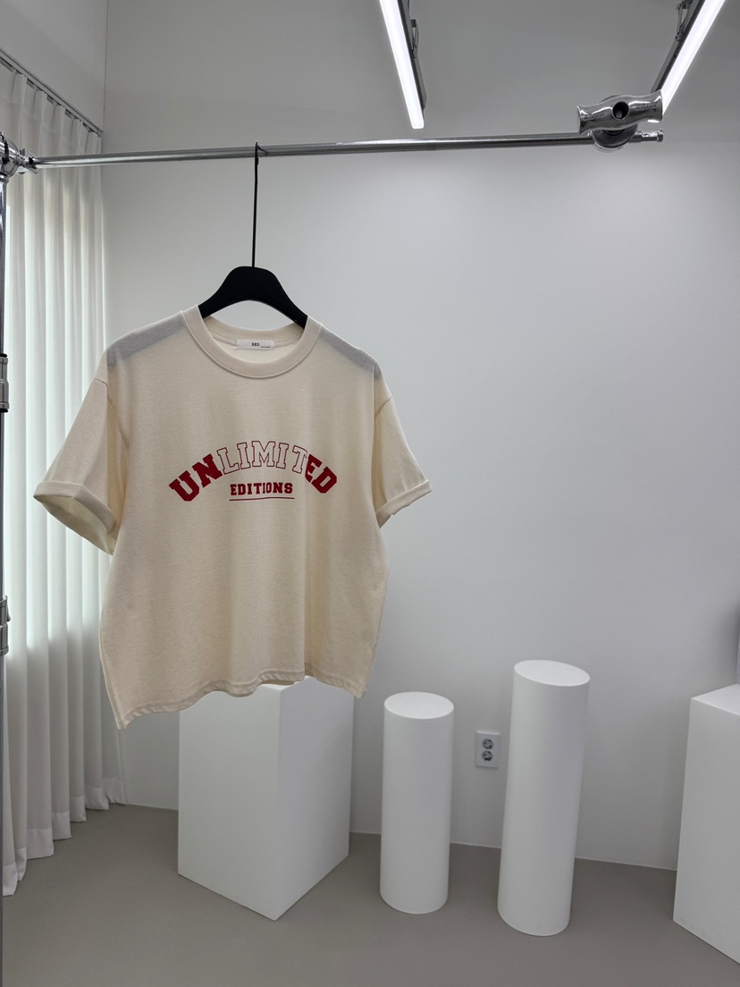 RED-A東大門㊣實拍女士新款推薦人氣時尚25春夏休閑職業T恤RED-AT恤圖色3