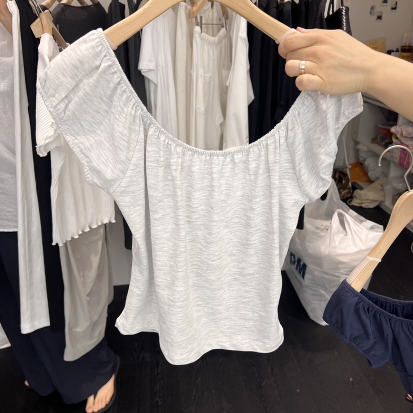 TAFFETA東大門㊣直郵女裝新品人氣熱賣職業休閑推薦T恤泡泡袖TAFFETAT恤圖色4