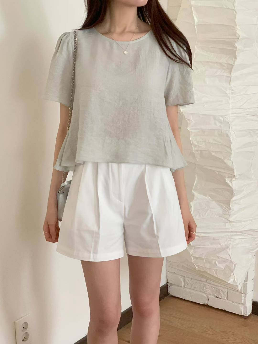 AND東大門㊣實拍女裝新品職業25春夏時尚休閑推薦襯衫蕾絲衫AND襯衫/蕾絲衫圖色2