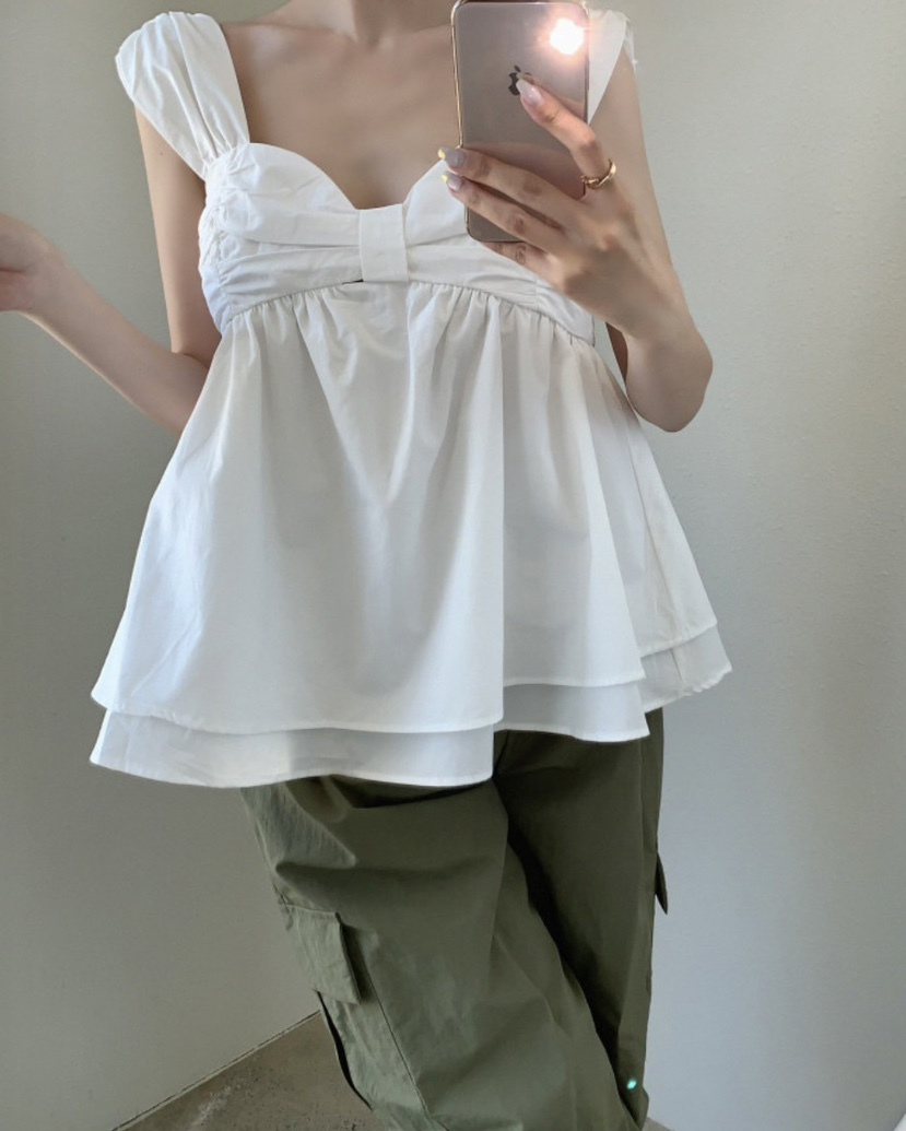 EIGHTGLOW東大門㊣代購女裝新款人氣推薦熱賣25春夏吊帶背心EIGHTGLOW吊帶/背心
