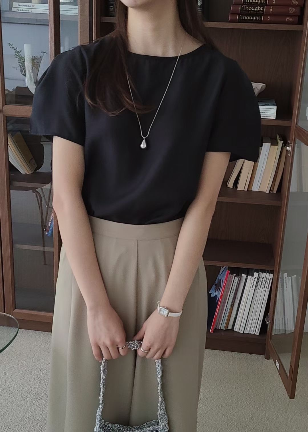 BRING東大門㊣直郵女士新款推薦時尚真品人氣職業熱賣休閑T恤BRINGT恤圖色2