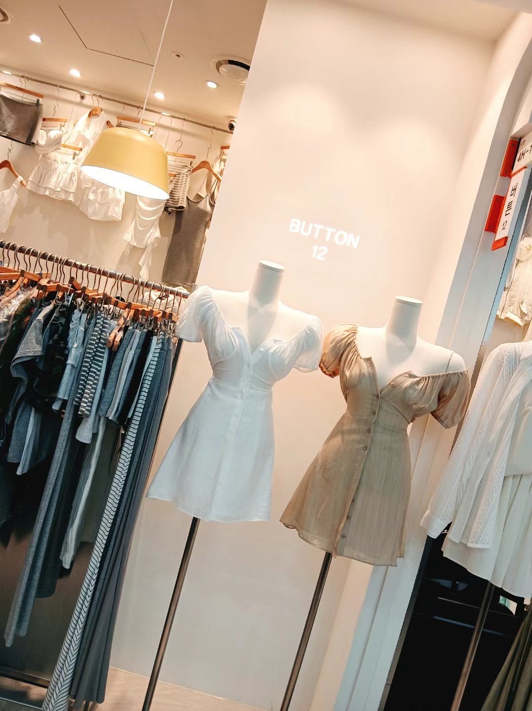 BUTTON 12東大門㊣實拍女裝新品推薦真品休閑職業時尚連衣裙BUTTON 12連衣裙