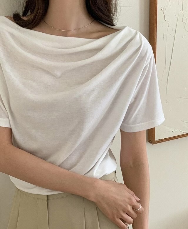 AND東大門㊣直郵女裝新品25春夏熱賣人氣真品推薦職業時尚T恤ANDT恤