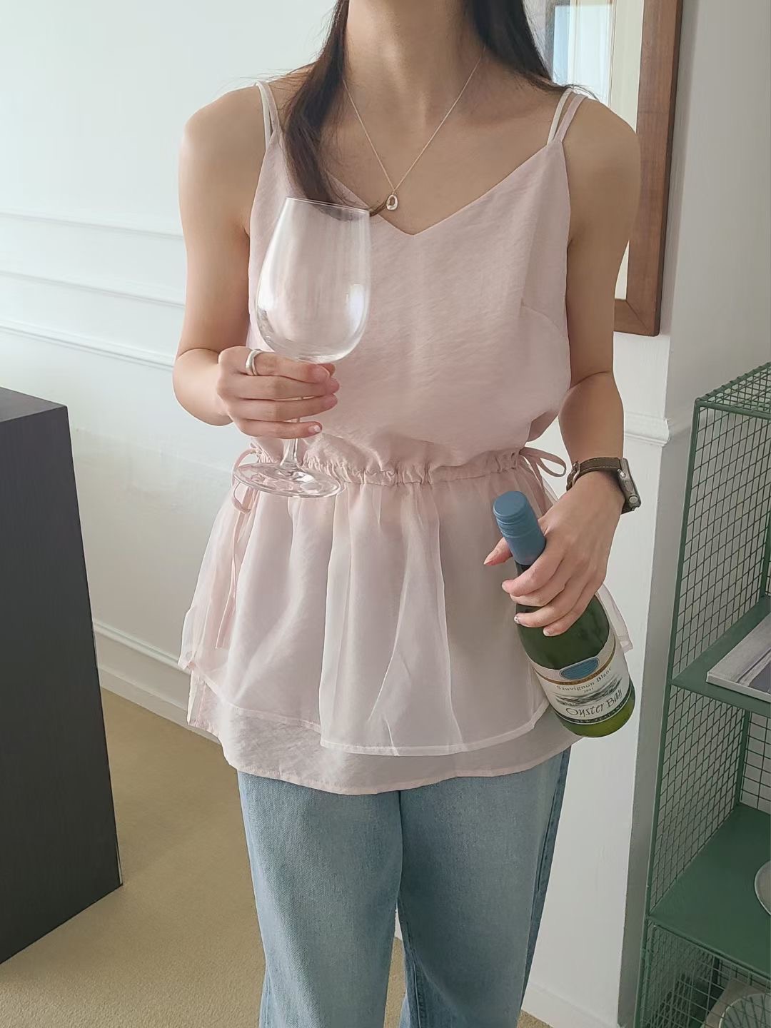 BRING東大門㊣實拍女士新品時尚熱賣人氣25春夏推薦吊帶背心BRING吊帶/背心