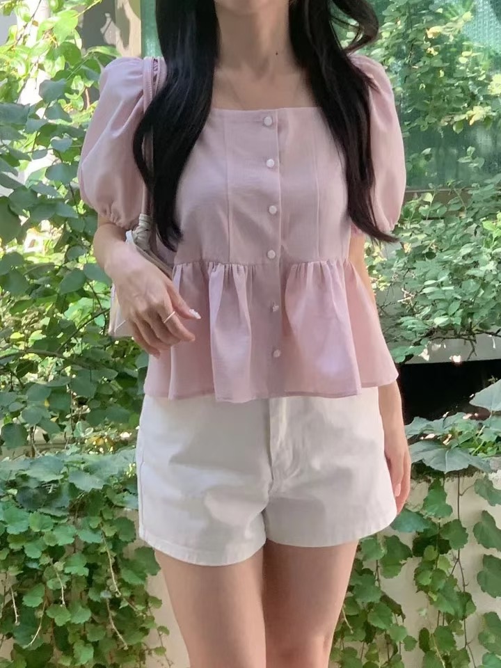 AND東大門㊣直郵女士新品時尚推薦人氣職業休閑真品襯衫蕾絲衫AND襯衫/蕾絲衫圖色3