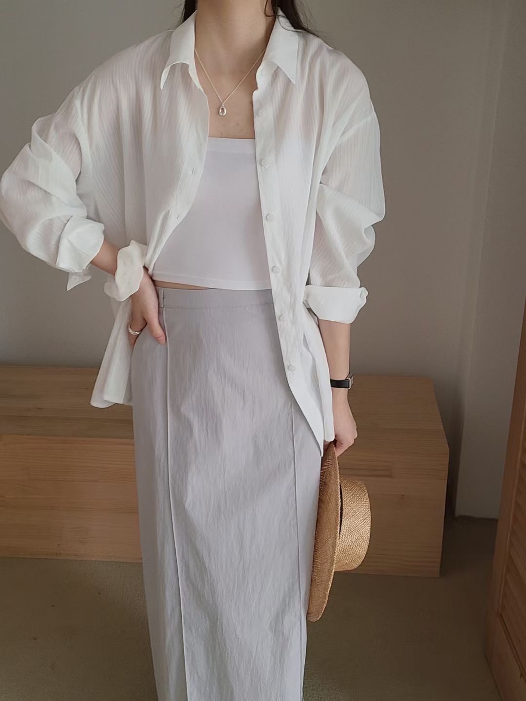 BRING東大門㊣實拍女士新品人氣真品休閑熱賣25春夏襯衫蕾絲衫BRING襯衫/蕾絲衫圖色2