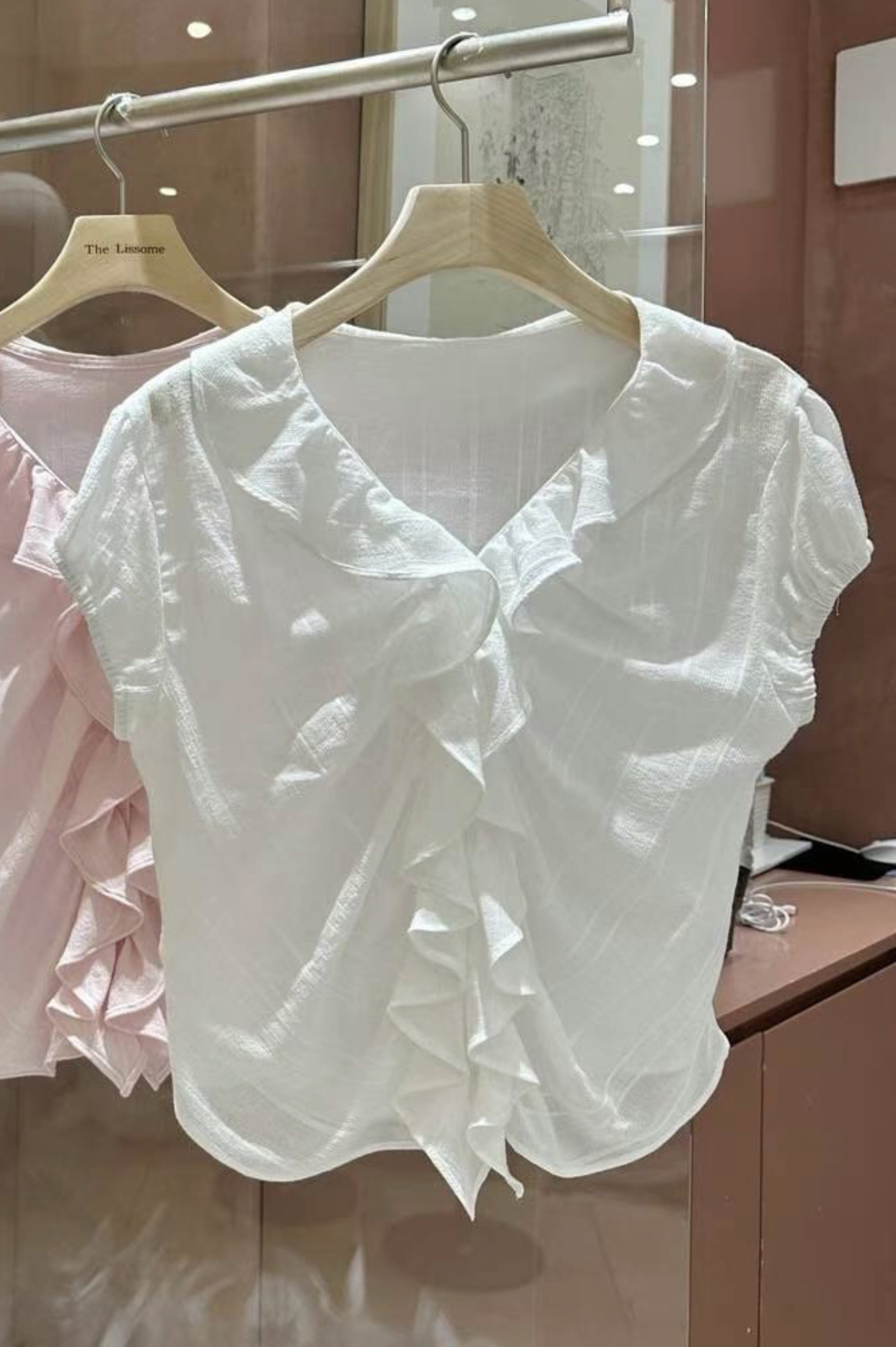 THE LIASOME韓國代購㊣女裝新品休閑時尚熱賣人氣襯衫蕾絲衫THE LIASOME襯衫/蕾絲衫圖色3