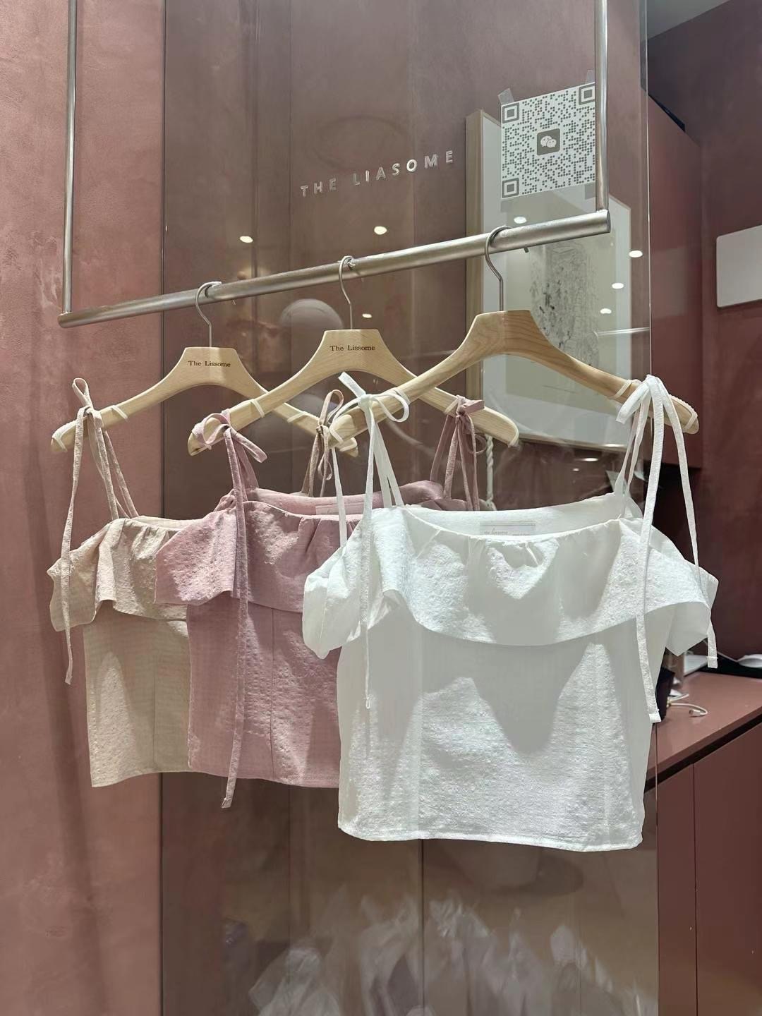 THE LIASOME東大門㊣實拍女士新款職業25春夏熱賣吊帶背心THE LIASOME吊帶/背心