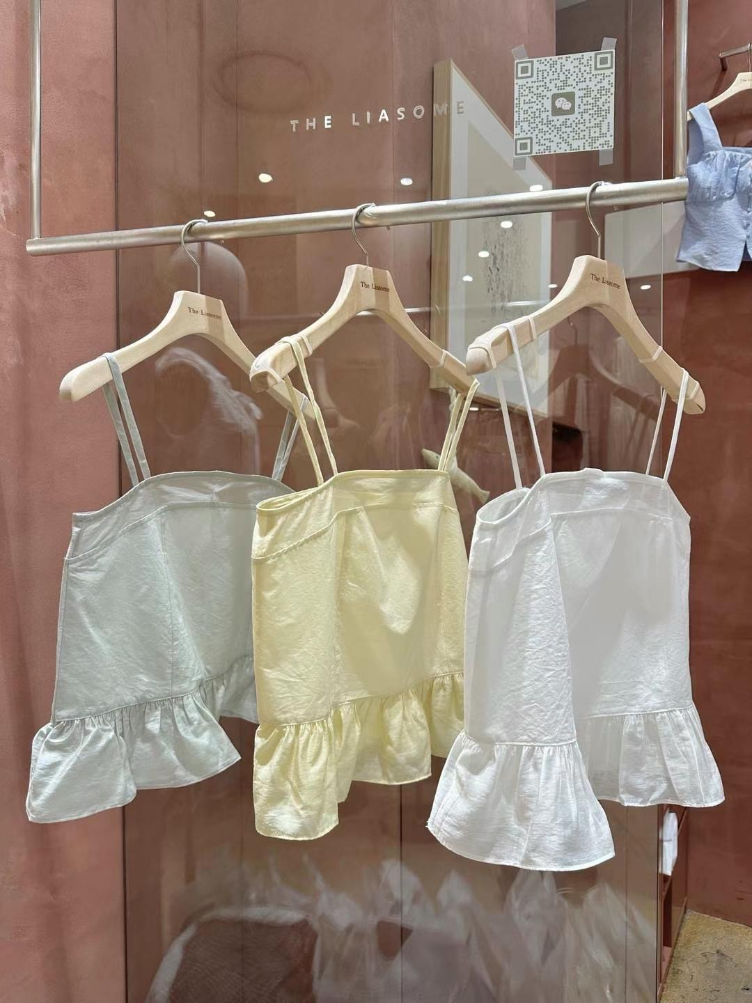 THE LIASOME東大門㊣代購女士新品25春夏熱賣職業吊帶背心THE LIASOME吊帶/背心