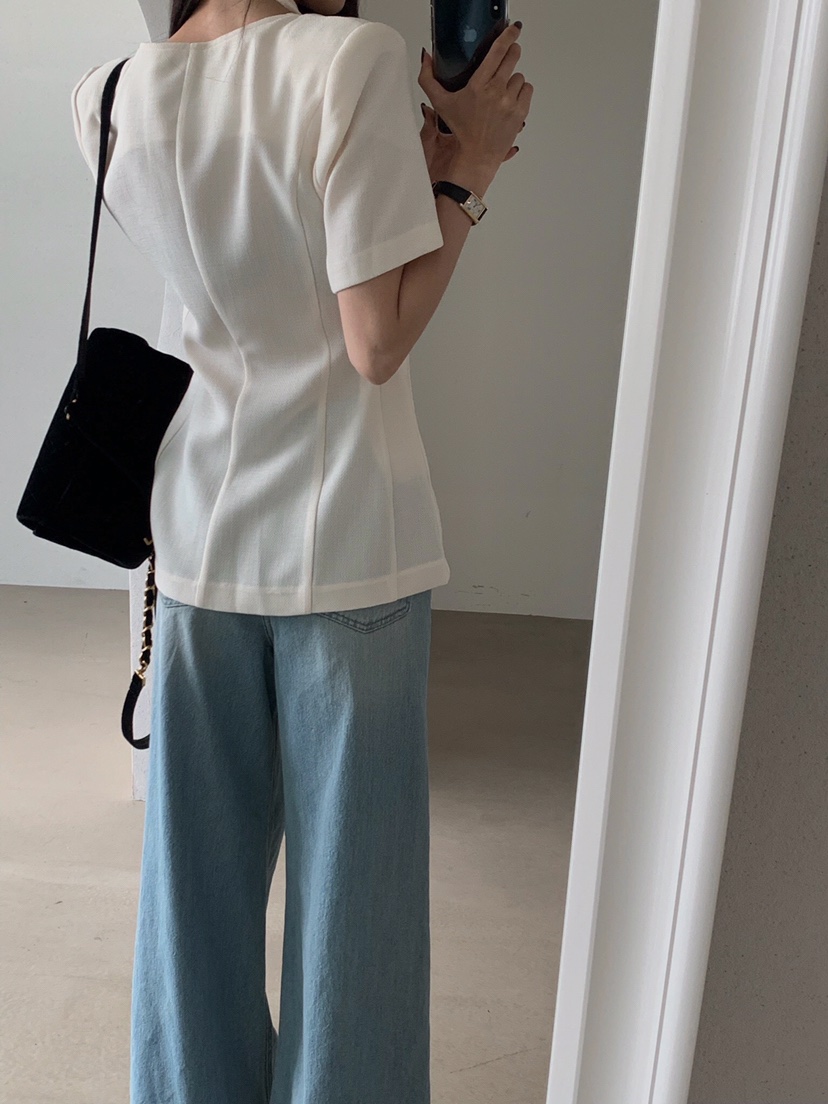 VERANDA東大門㊣直郵女士新品職業休閑人氣25春夏夾克含脖帶VERANDA夾克