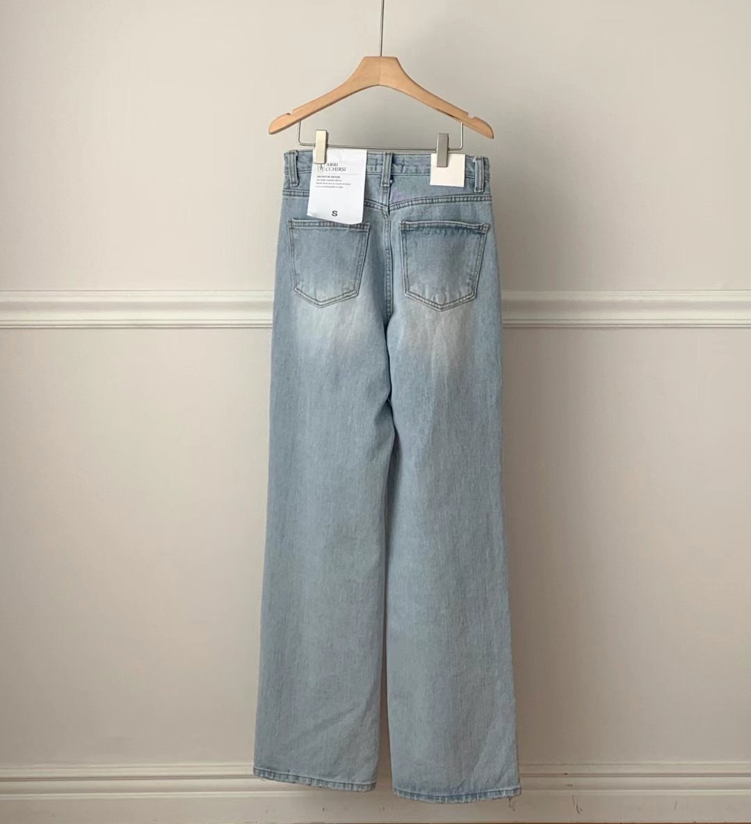 TONEOF/ARRICCHISI韓國直郵㊣女裝新品25春夏休閑熱賣牛仔褲OHEN牛仔褲