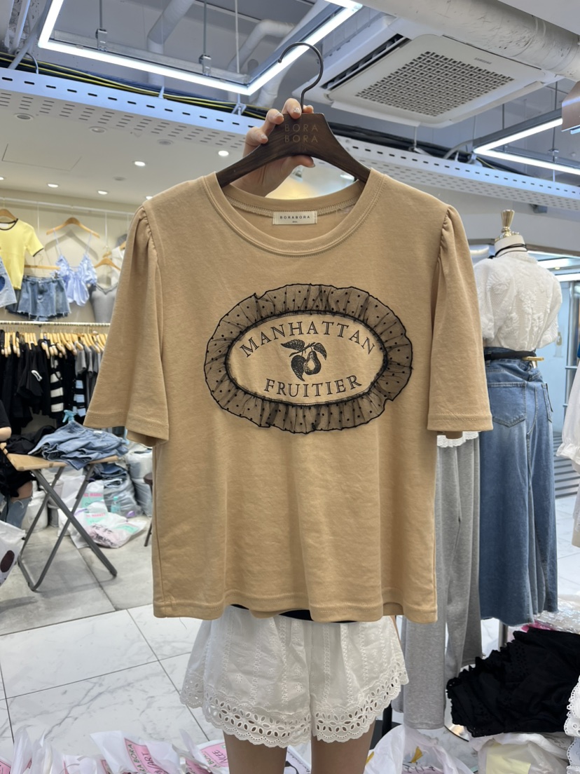 BORA BORA東大門㊣直郵女士新款推薦職業時尚真品休閑熱賣T恤BORA BORAT恤圖色2