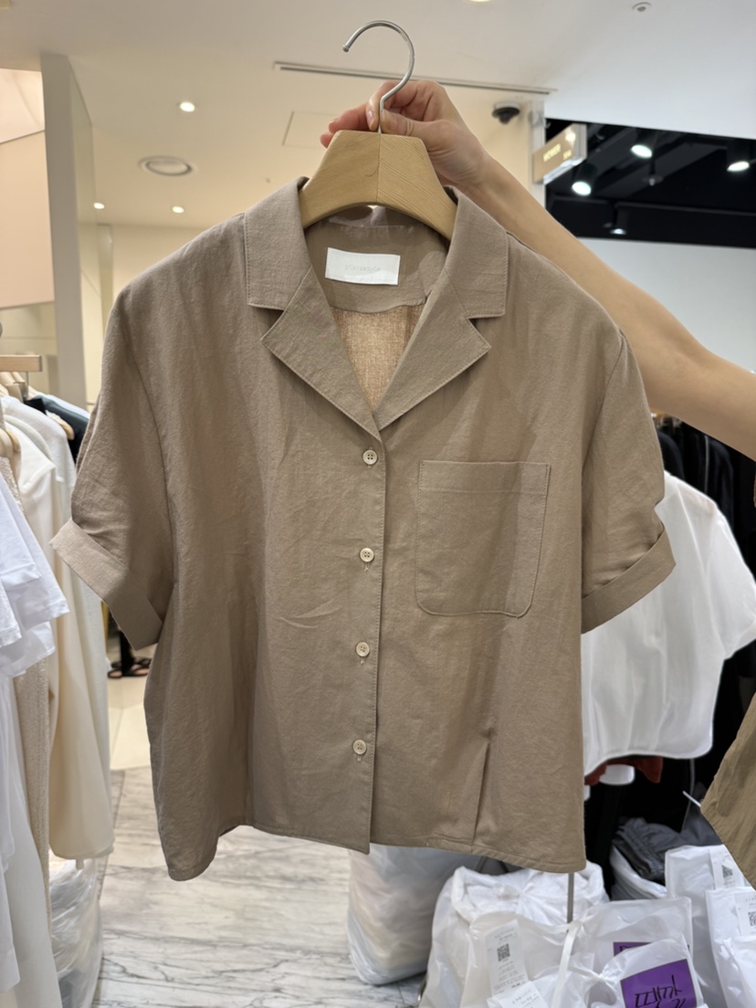 YIKHO STYLE韓國直郵㊣女士新品時尚休閑推薦職業襯衫蕾絲衫YIKHO STYLE襯衫/蕾絲衫圖色2