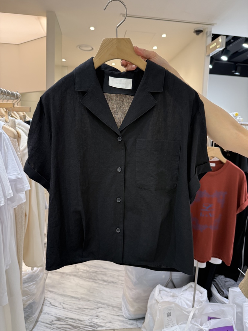 YIKHO STYLE韓國直郵㊣女士新品時尚休閑推薦職業襯衫蕾絲衫YIKHO STYLE襯衫/蕾絲衫圖色3