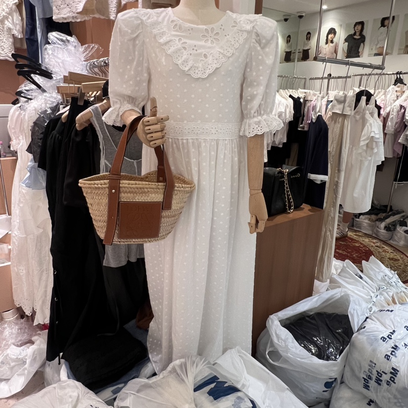 BY FLOW韓國代購㊣女裝新品真品人氣休閑25春夏職業連衣裙BY FLOW連衣裙圖色2