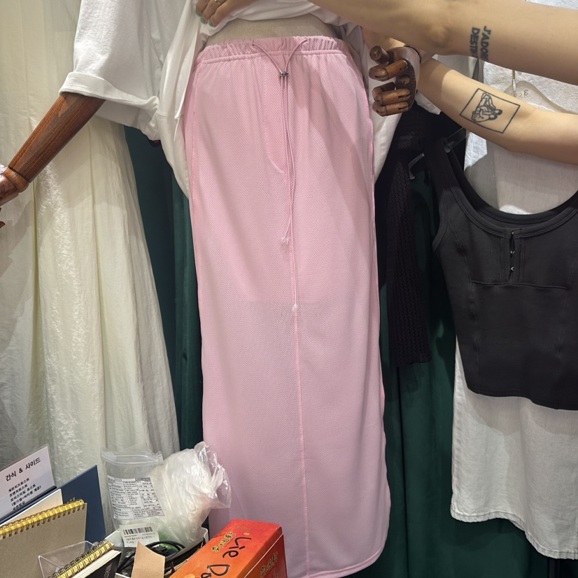3COLOR韓國代購㊣女士新品職業長裙Three color長裙圖色3