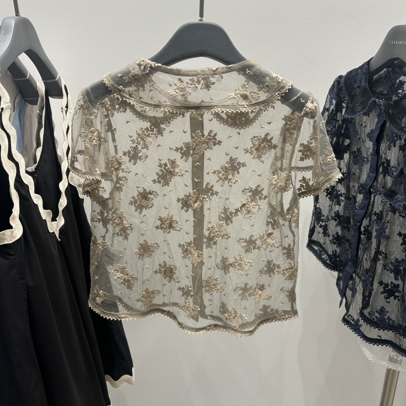 TARABY MOTION東大門㊣代購女裝新款時尚25春夏襯衫蕾絲衫TARABY MOTION襯衫/蕾絲衫