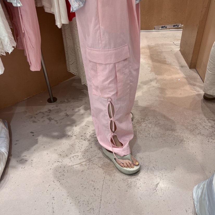BY FLOW韓國直郵㊣女裝新品職業25春夏真品休閑人氣休閑褲BY FLOW休閑褲