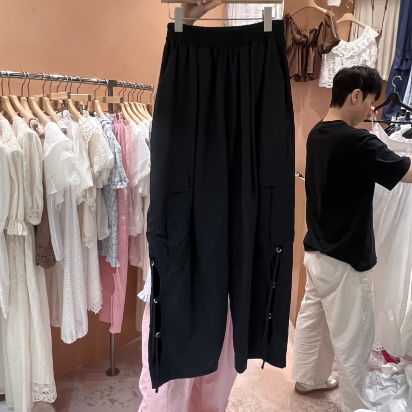 BY FLOW韓國直郵㊣女裝新品職業25春夏真品休閑人氣休閑褲BY FLOW休閑褲圖色3