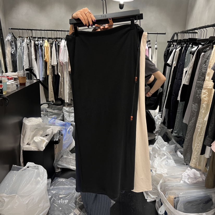 TUG韓國代購㊣女士新款時尚熱賣人氣職業推薦25春夏半身裙中短裙TUG半身裙/中短裙圖色2