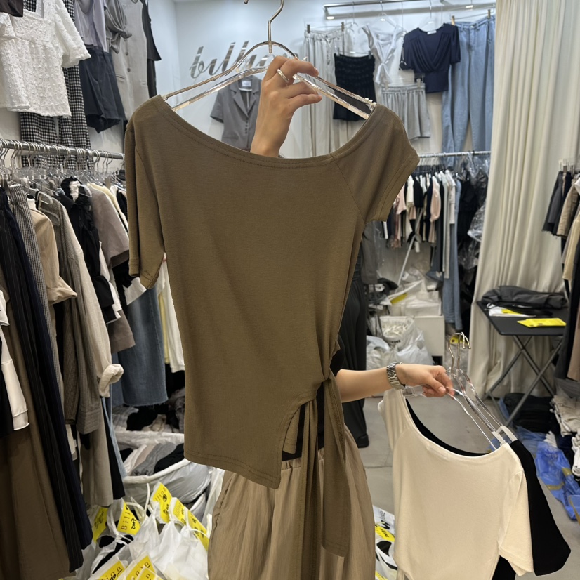 BILLION-L韓國代購㊣女士新品熱賣休閑職業推薦時尚人氣T恤BILLION-LT恤圖色4
