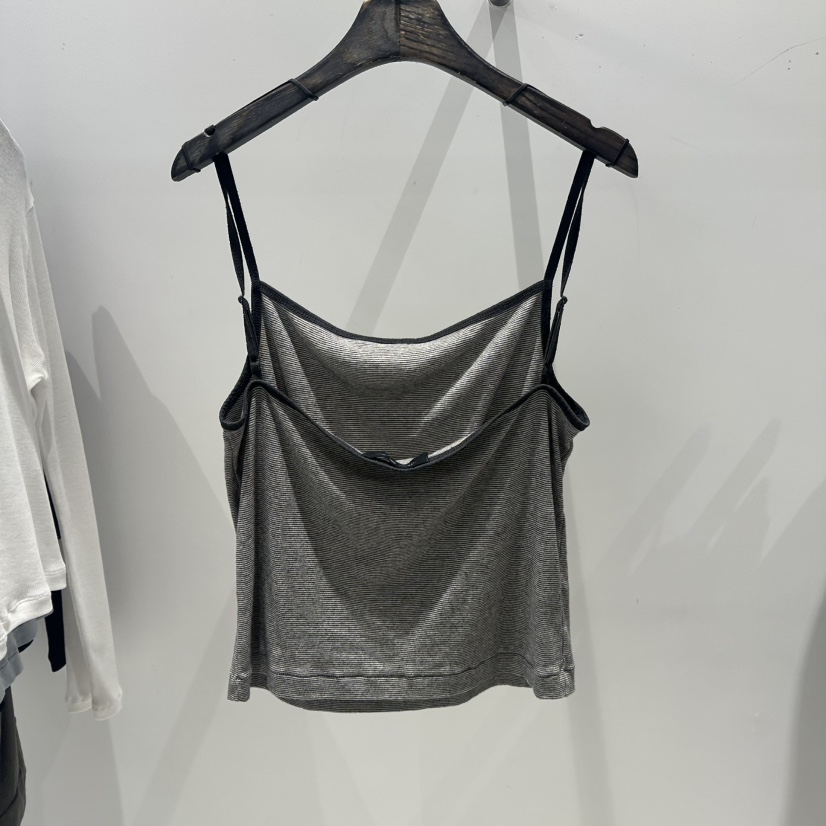 JANE BIRKIN東大門㊣直郵女裝新品熱賣人氣職業25春夏吊帶背心JANE BIRKIN設計師品牌吊帶/背心