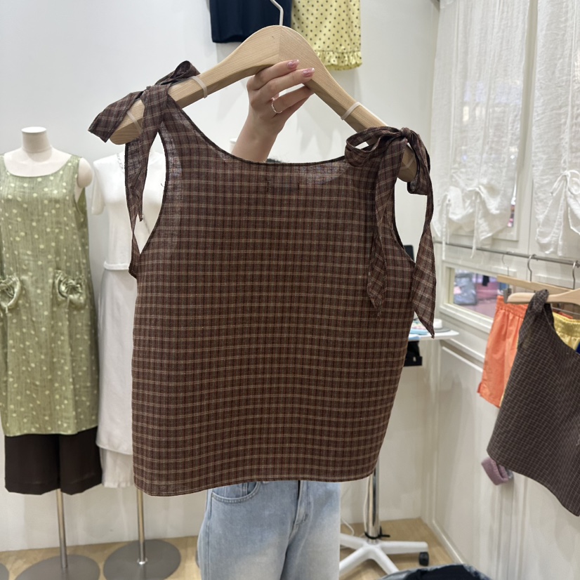 FURE東大門㊣直郵女裝新款人氣時尚職業真品推薦休閑吊帶背心FURE吊帶/背心