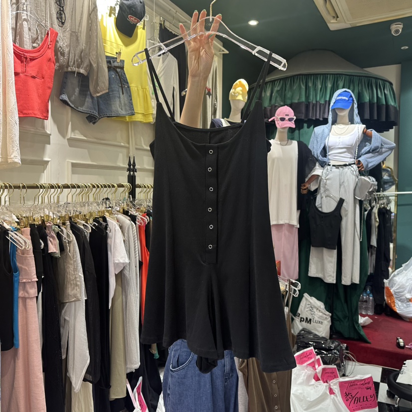 3COLOR東大門㊣代購女裝新款25春夏連體褲Three color連體褲圖色3