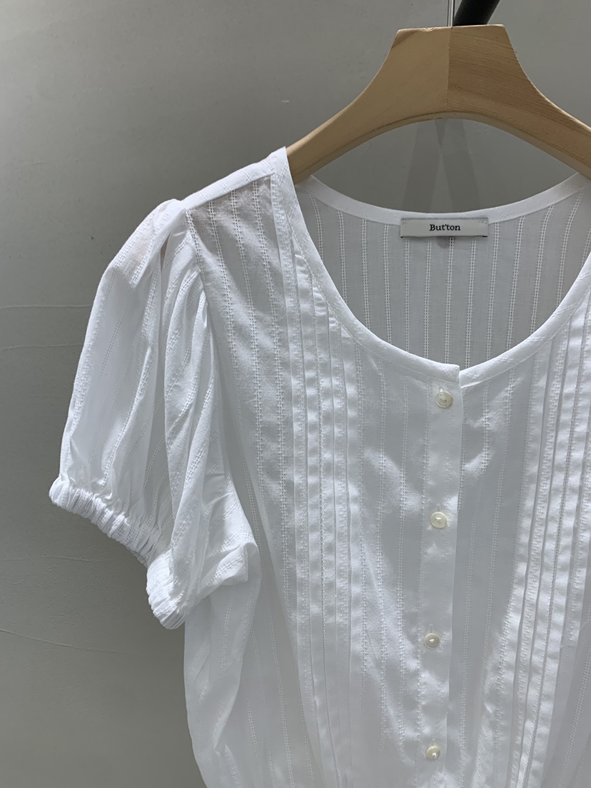 BOUTIQUE SEOUL-P東大門㊣代購女士新款熱賣時尚襯衫蕾絲衫But ton/BOUTIQUE SEOUL襯衫/蕾絲衫