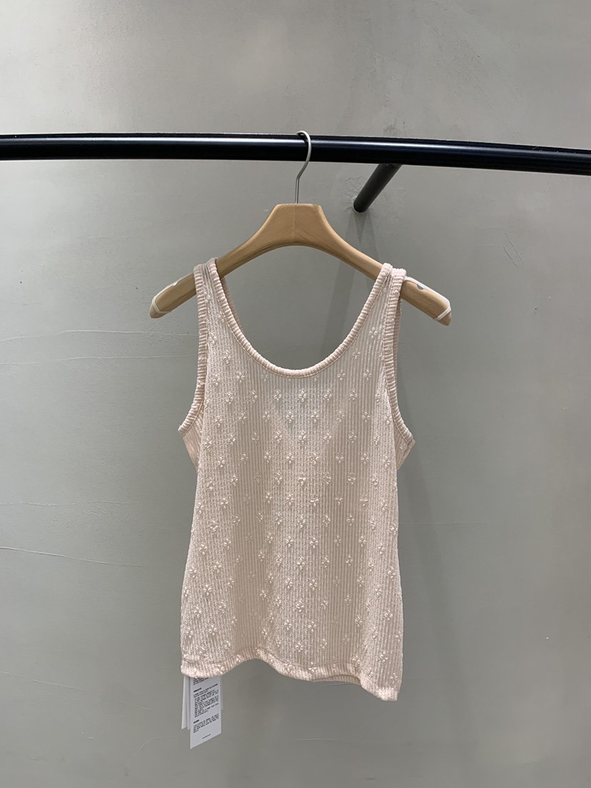 BOUTIQUE SEOUL-P東大門㊣直郵女裝新款人氣吊帶背心蕾絲花But ton/BOUTIQUE SEOUL吊帶/背心