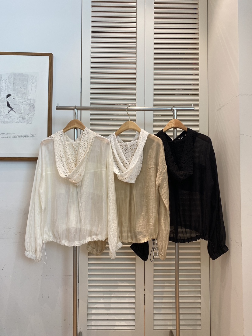 FAVE-L東大門㊣直郵女裝新品休閑職業25春夏推薦襯衫蕾絲衫FAVE-L襯衫/蕾絲衫