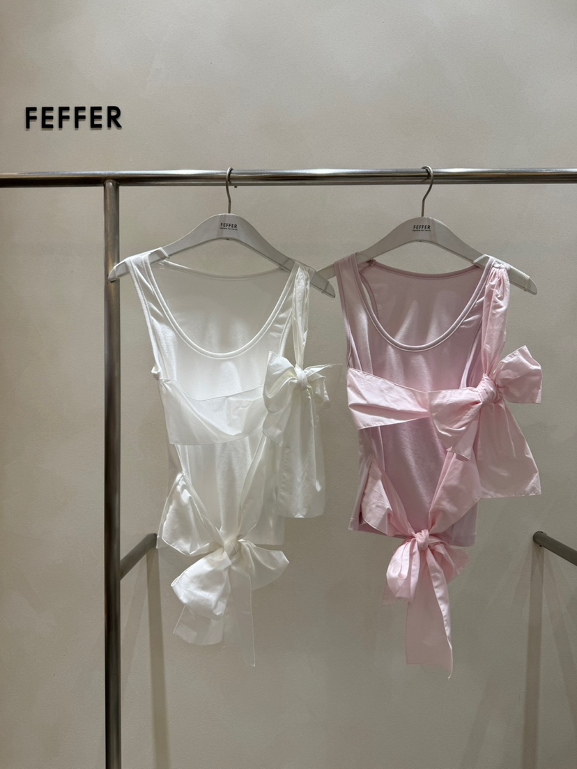 FEFFER東大門㊣直郵女裝新款25春夏熱賣時尚真品吊帶背心寬松FEFFER吊帶/背心