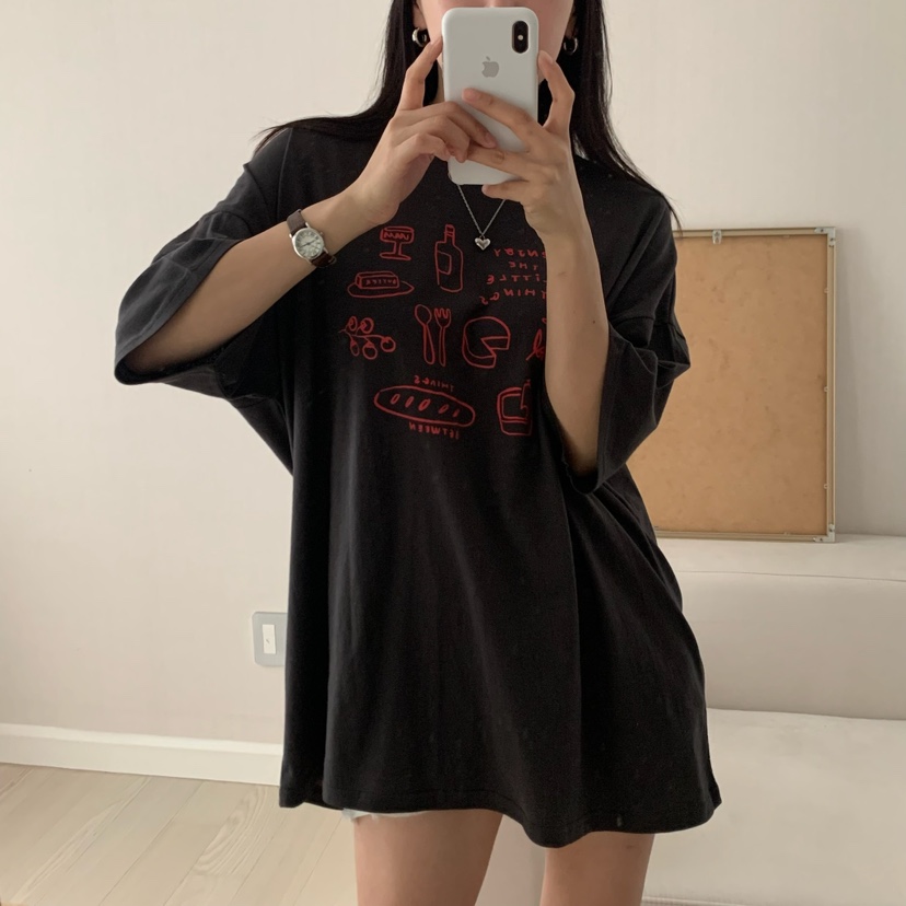 FROMJINI韓國直郵㊣女士新款職業人氣推薦時尚25春夏熱賣T恤FROMJINIT恤